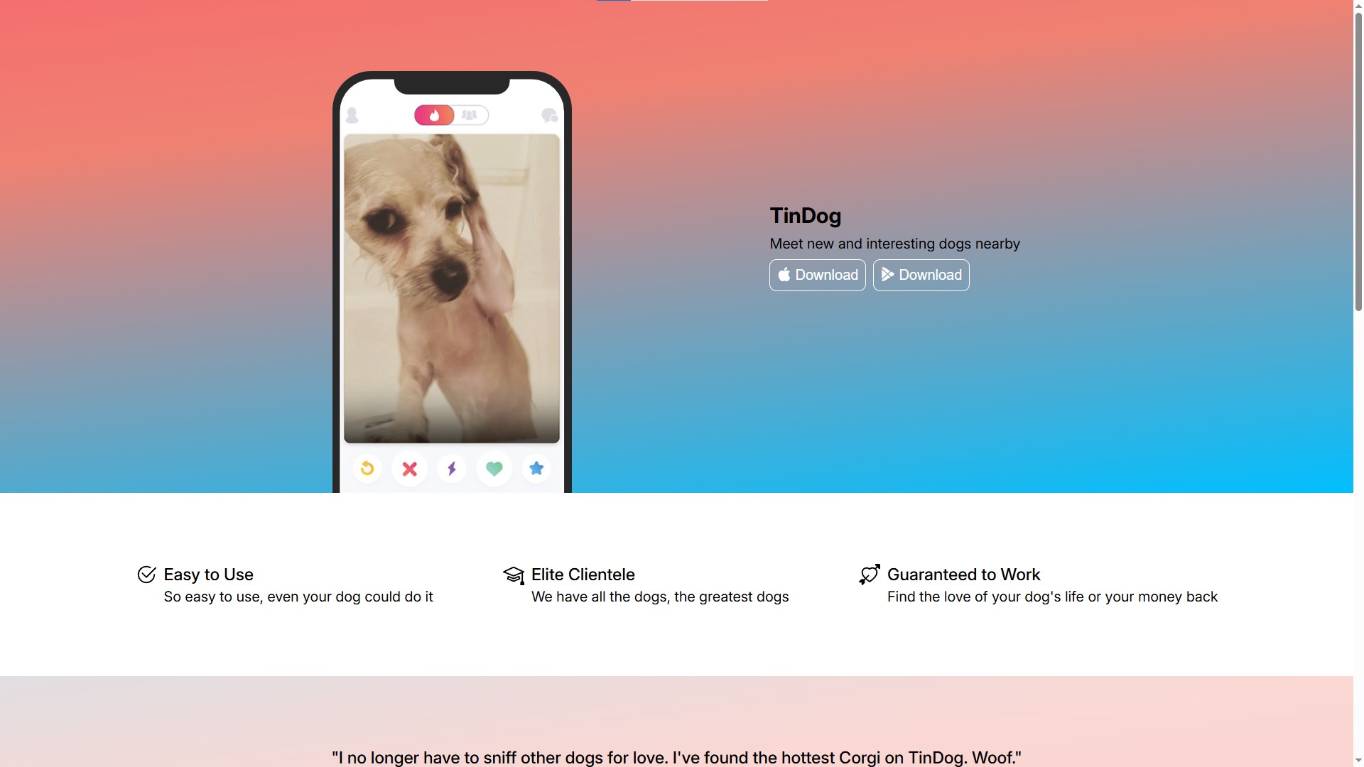 TinDog screenshot